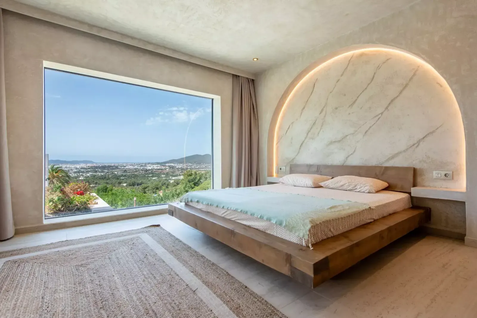 Stylish bedroom interior