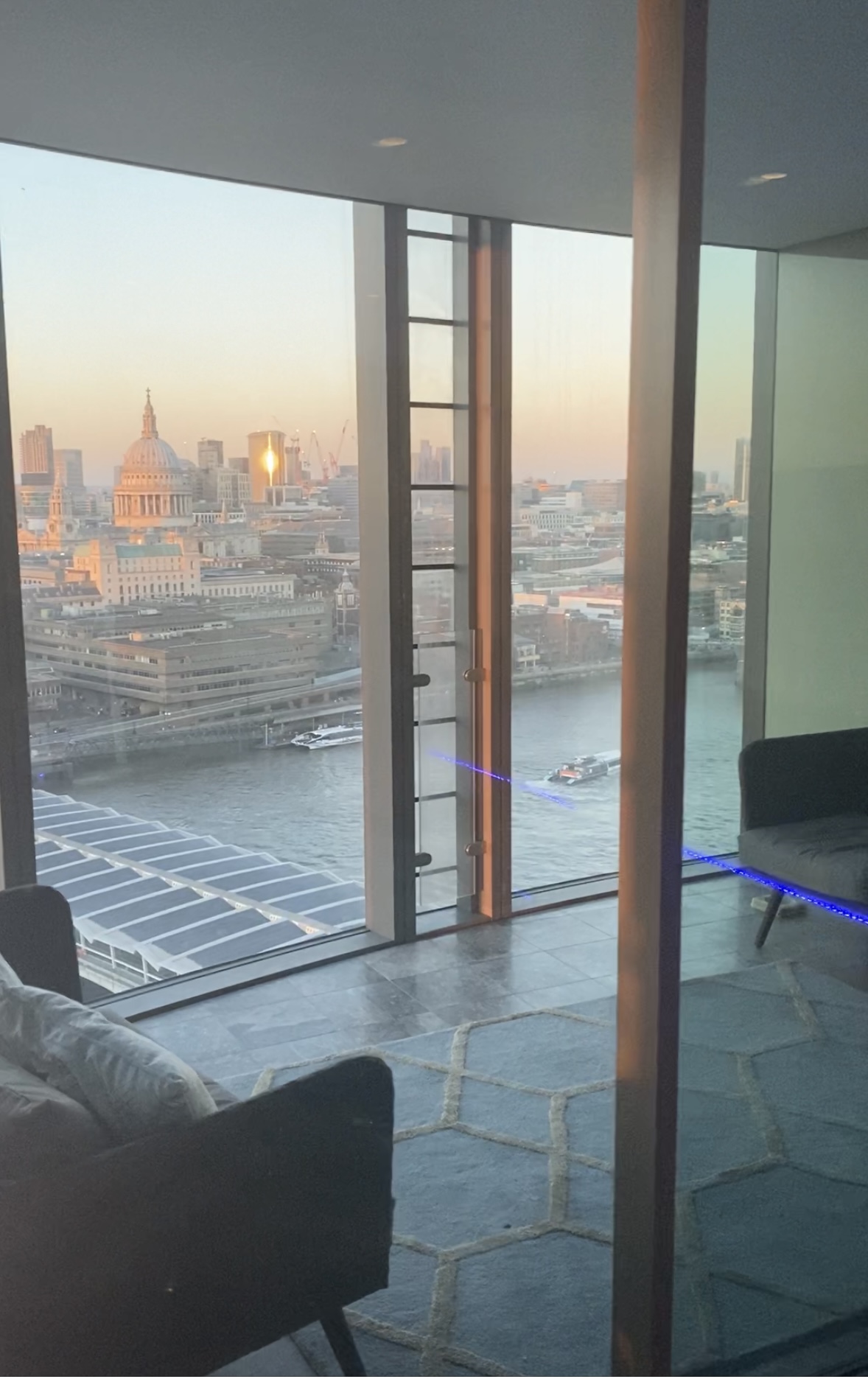 Sky garden seating area