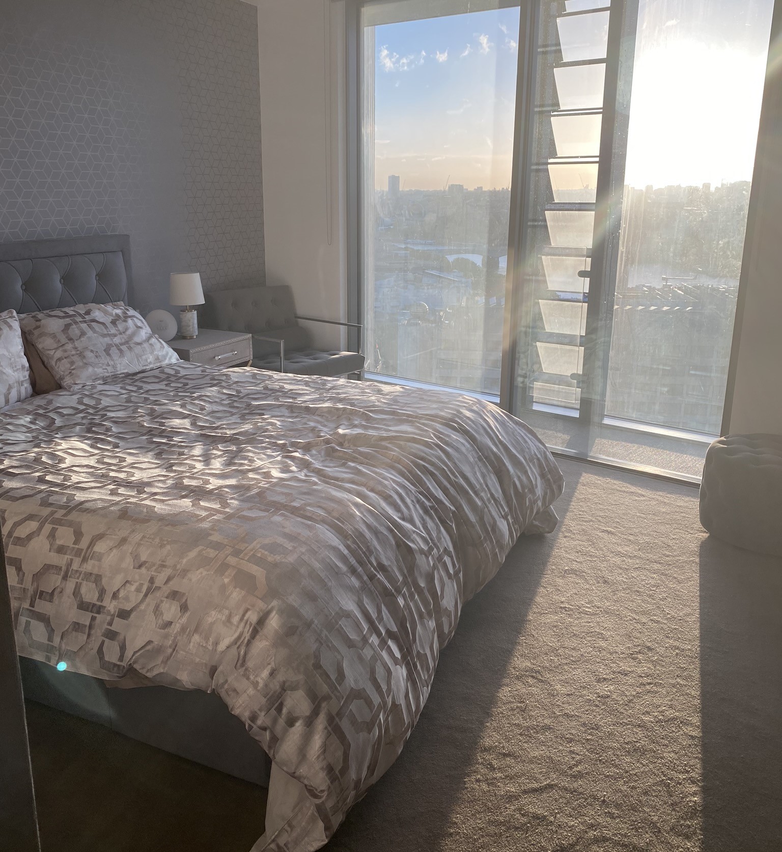 Master bedroom suite